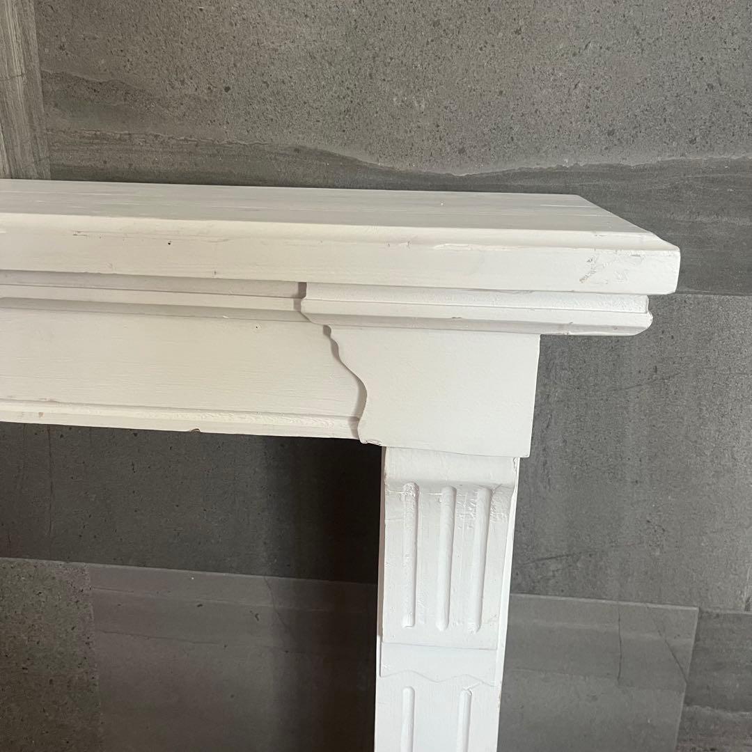 ホワイト木製マントルピース￥41,800 → ¥14,900