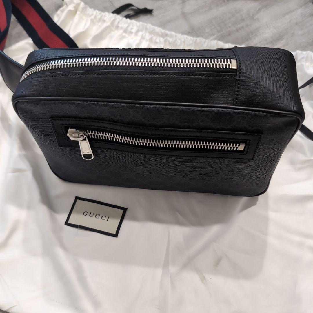 本日最終お値下げ☆GGブラック超美品ボディバッグ