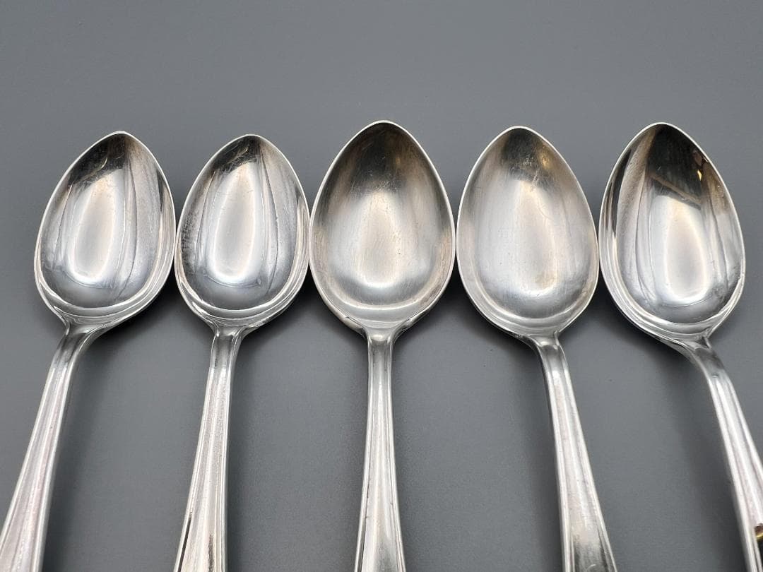 SILVER 950　刻印　スプーン　５点セット　重量約90g　銀食器 銀細工