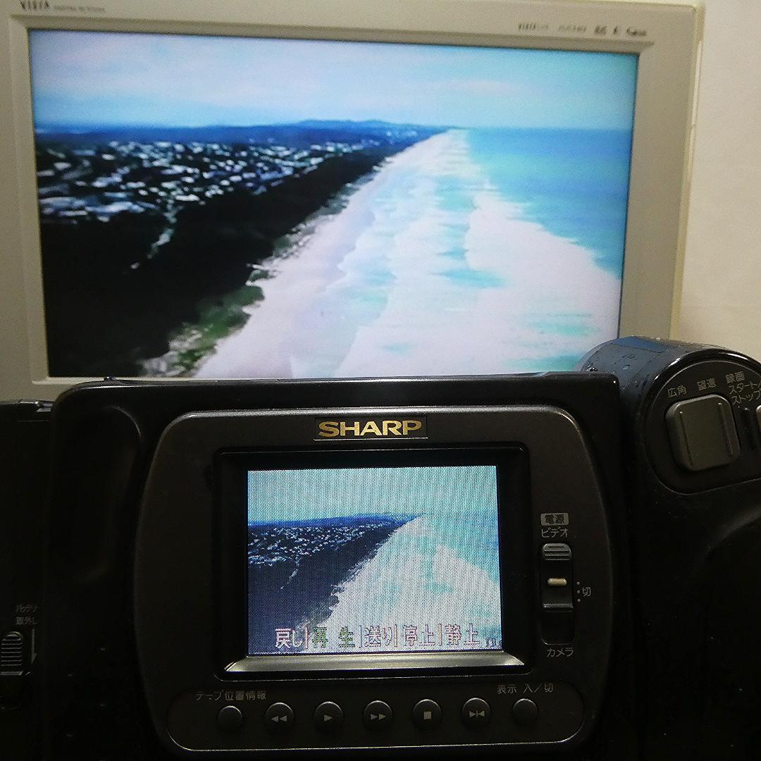 動作良好　Video8　シャープ　VL- EL310　8ミリビデオカメラDVD化