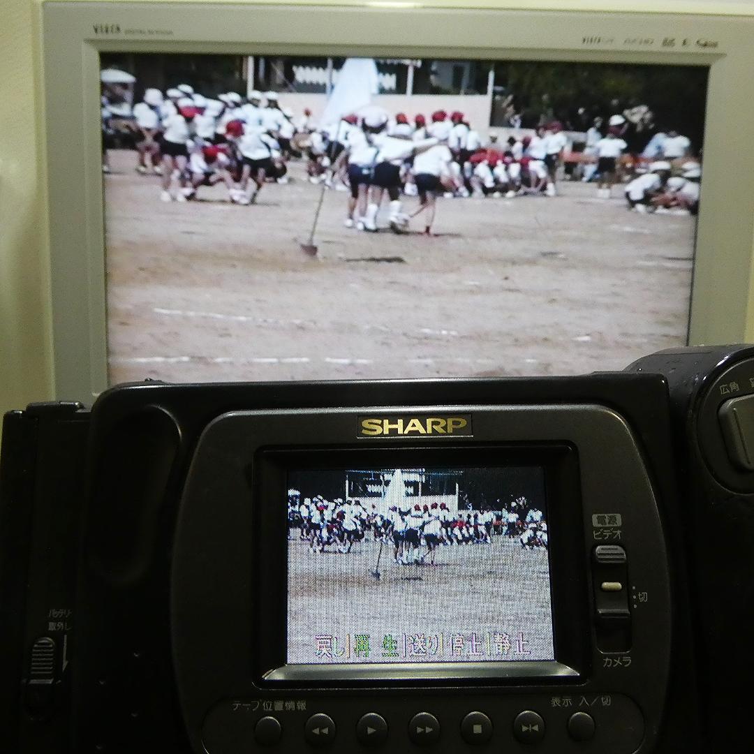 動作良好　Video8　シャープ　VL- EL310　8ミリビデオカメラDVD化