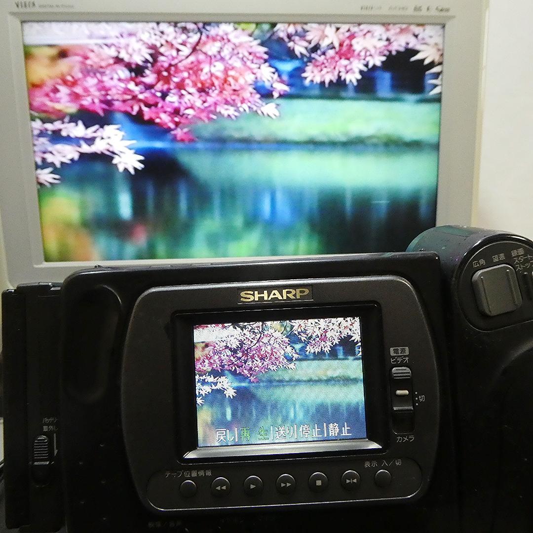 動作良好　Video8　シャープ　VL- EL310　8ミリビデオカメラDVD化