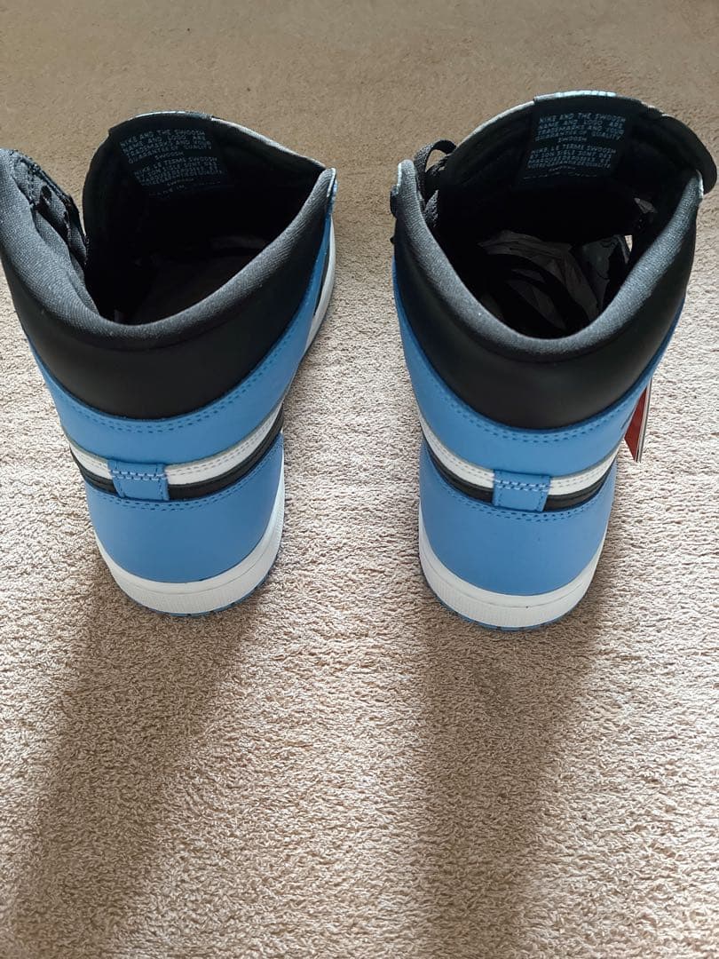 ナイキ エアジョーダン 1 ハイ ユニバーシティブルー27.5cm 新品タグ付き