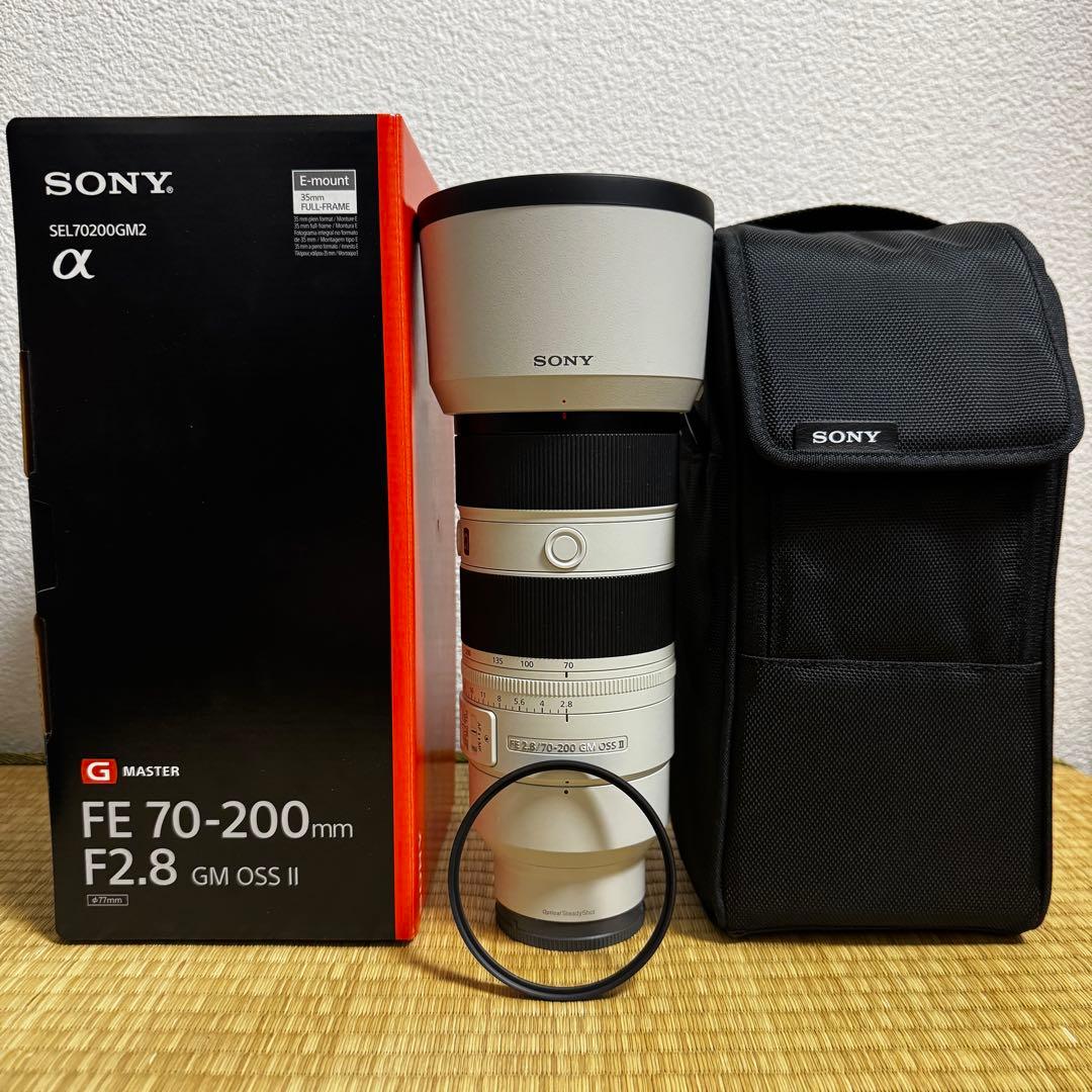 【良品】フィルター付き SONY 70-200mm F2.8 GM OSS II