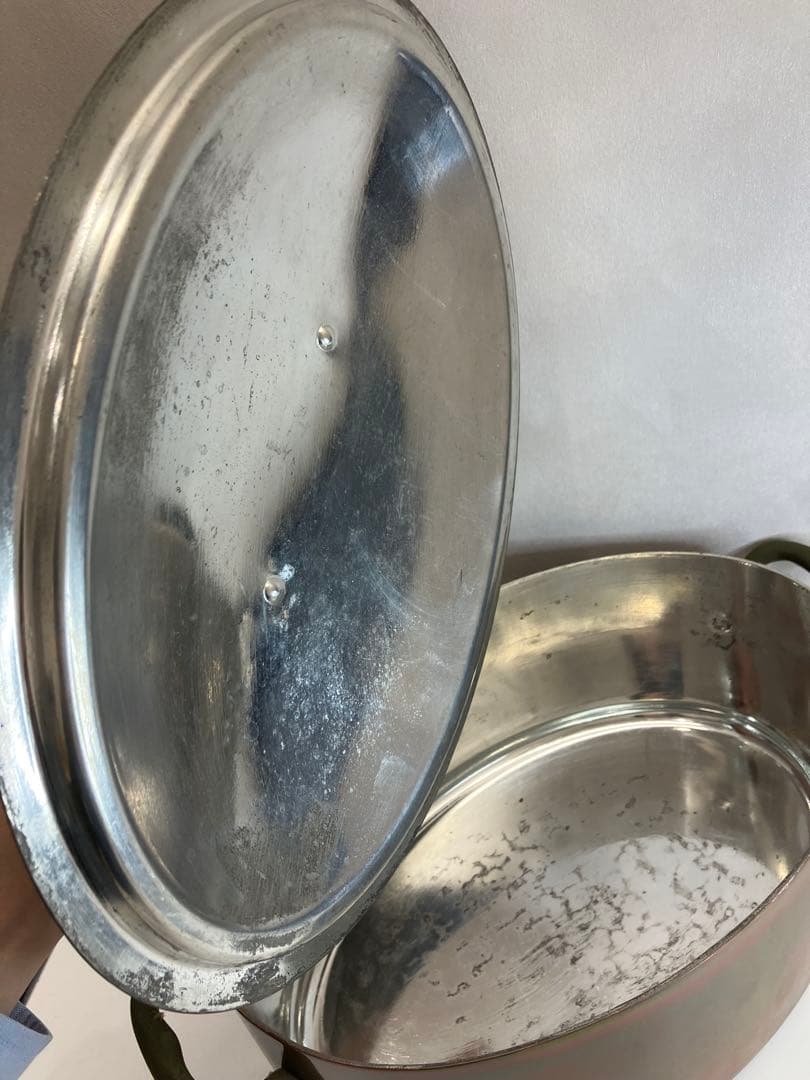 ムヴィエール オーバルココット フランス製 鍋形 調理器具 【A960】