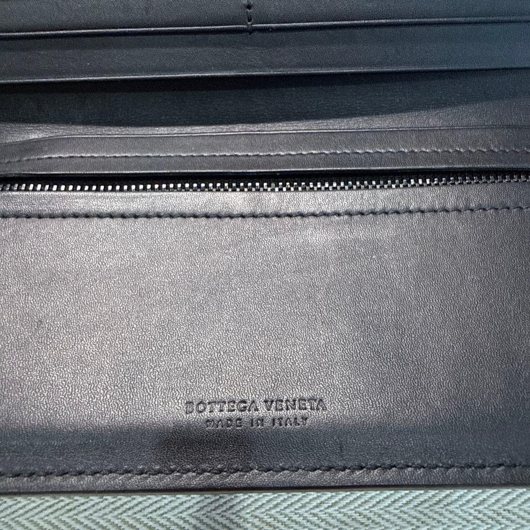 Bottega Veneta イントレチャート黒長財布