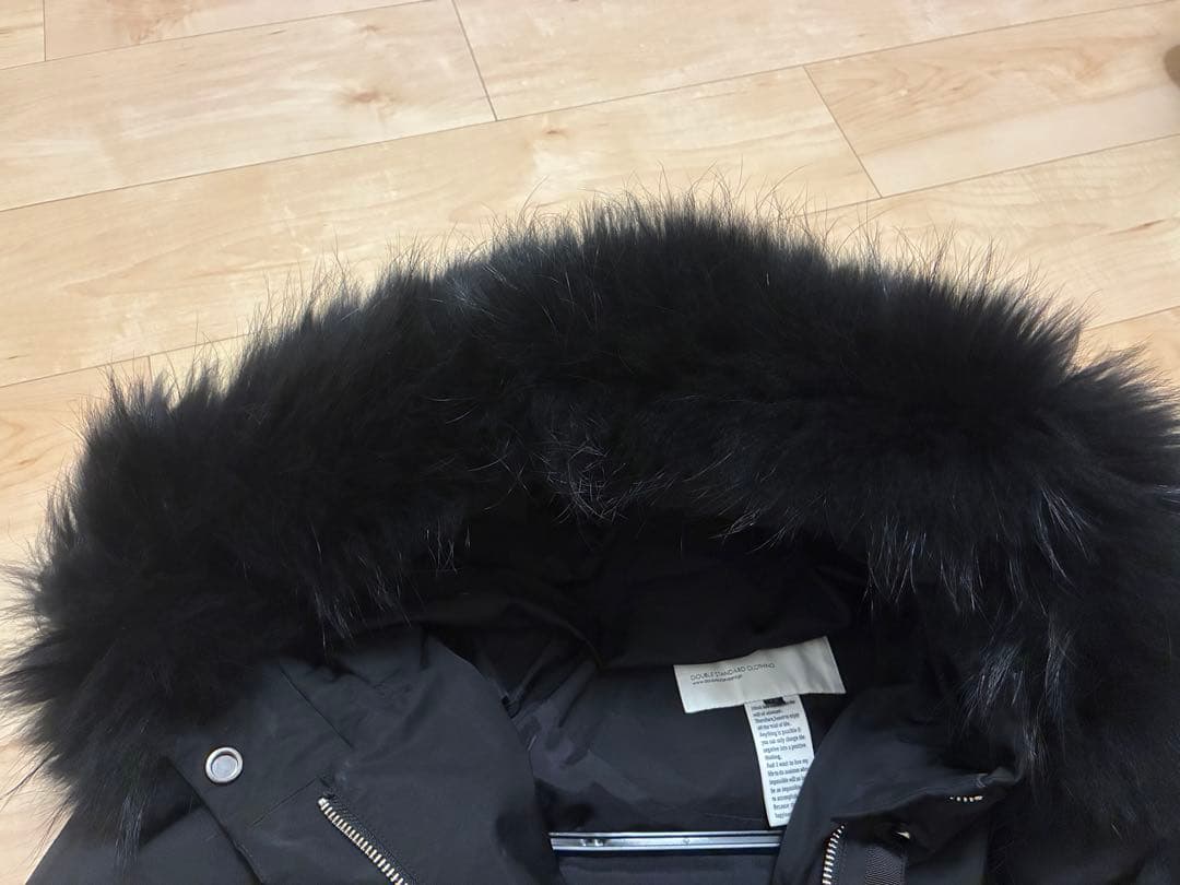 定価59,400円ダブルスタンダードクロージングポリエステルタフタダウンコート