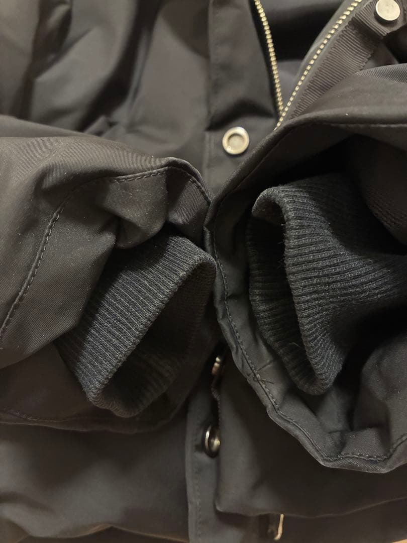 定価59,400円ダブルスタンダードクロージングポリエステルタフタダウンコート