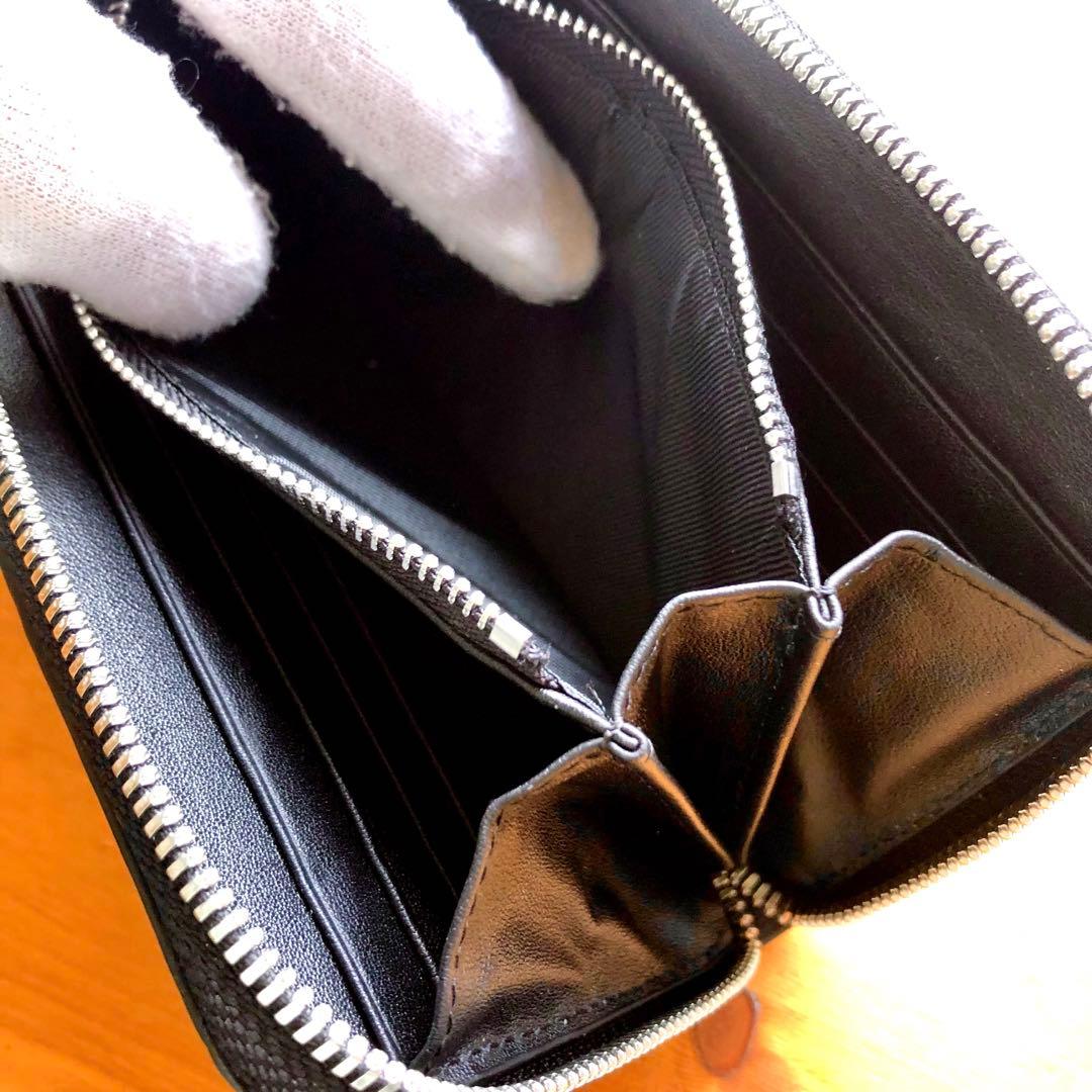 本物　クロコダイル　シャムワニ　 長財布 ワニ革 一枚革　青ブルー