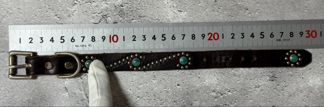 HTC ブレスレット ナロー ターコイズ ダークブラウン 0.75