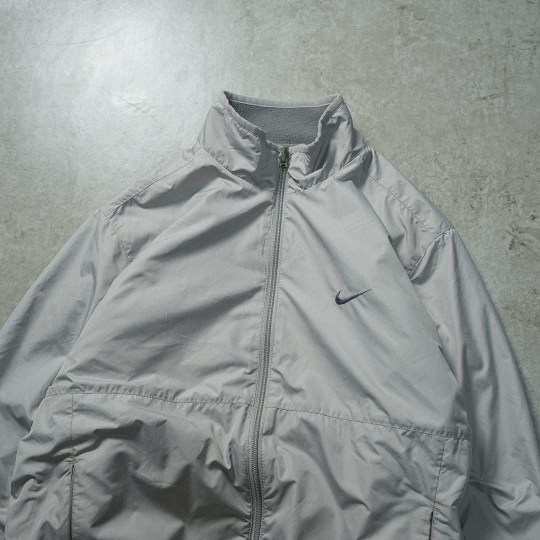 00s y2k NIKE リバーシブル ナイロンジャケット フリース テック短丈