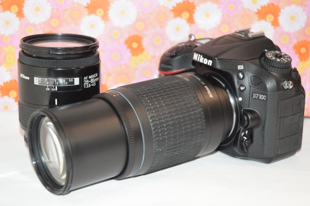 美品❤ニコン Nikon D7100❤スマホ転送❤ダブルレンズ❤本格一眼❤高性能