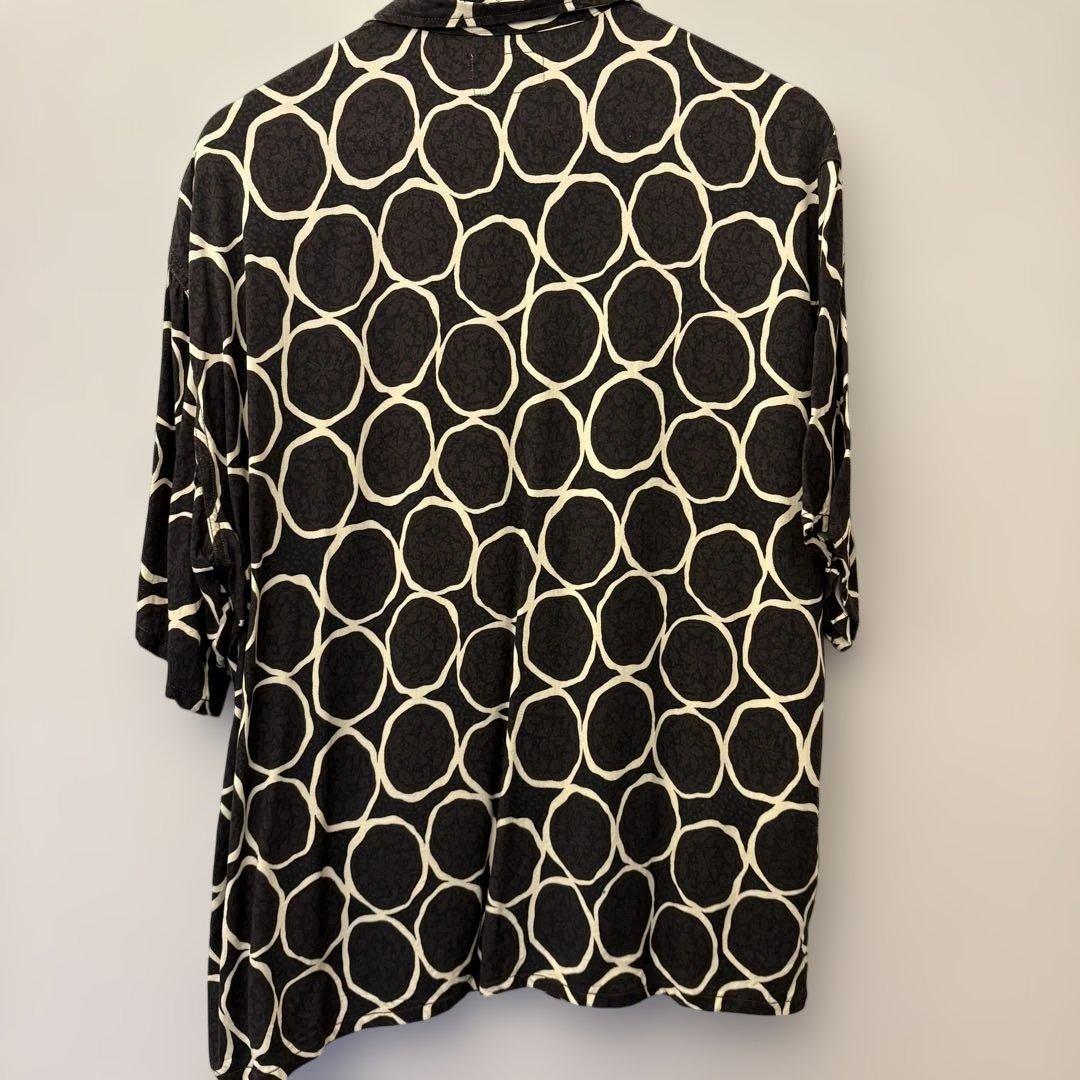 WAIPER×TOWN CRAFT プラントパターン レーヨンビーチシャツ