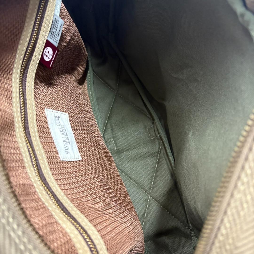 タグ付き　SILVER LAKE CLUB　ショルダーバッグ　ヘリンボーン
