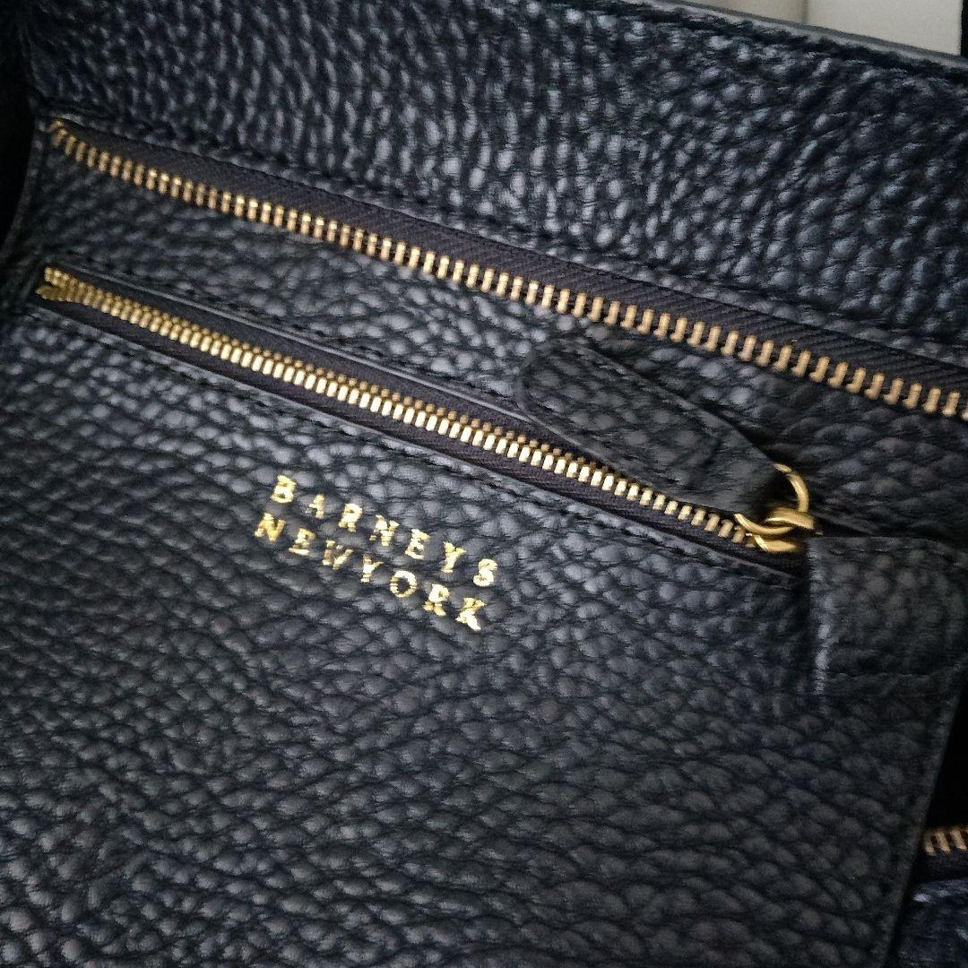 ★未使用★BARNEYS NEWYORK★バッグ★2 ウェイ★本革★ブラック★