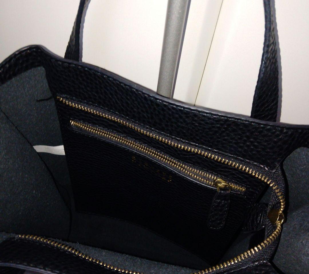 ★未使用★BARNEYS NEWYORK★バッグ★2 ウェイ★本革★ブラック★
