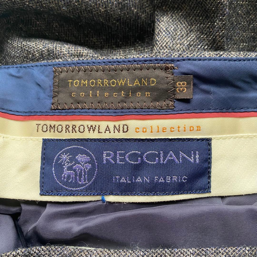 TOMORROWLAND REGGIANI生地 パンツスーツ セットアップ 38