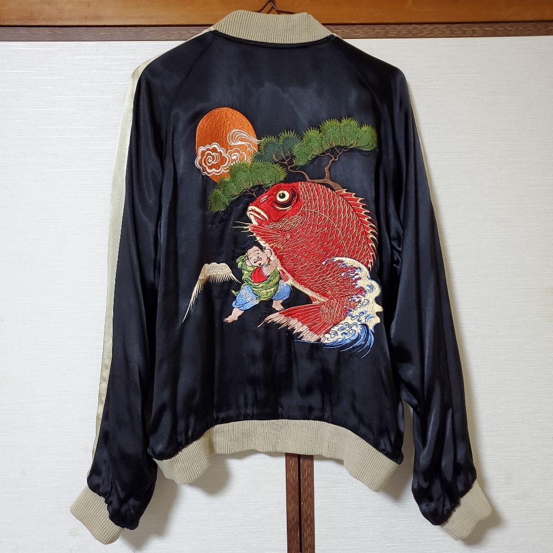 スカジャン　リバーシブル　スクリプト　花旅楽団