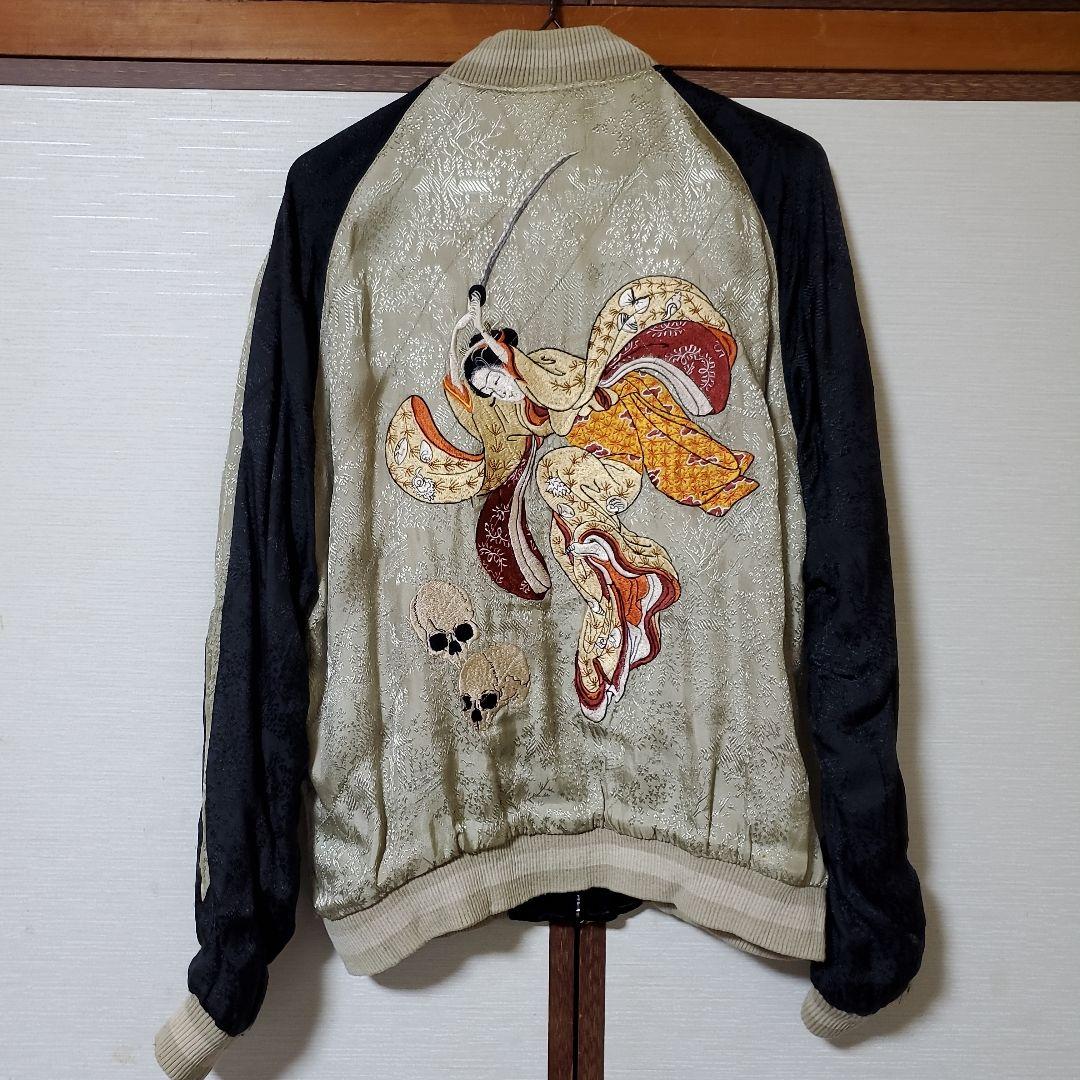 スカジャン　リバーシブル　スクリプト　花旅楽団