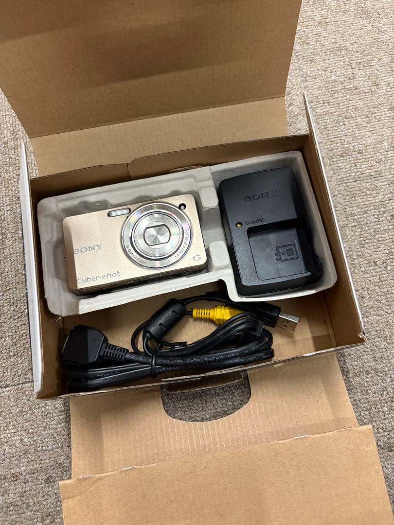 美品 ソニー SONY Cyber-shot DSC-WX1 コンデジ ゴールド