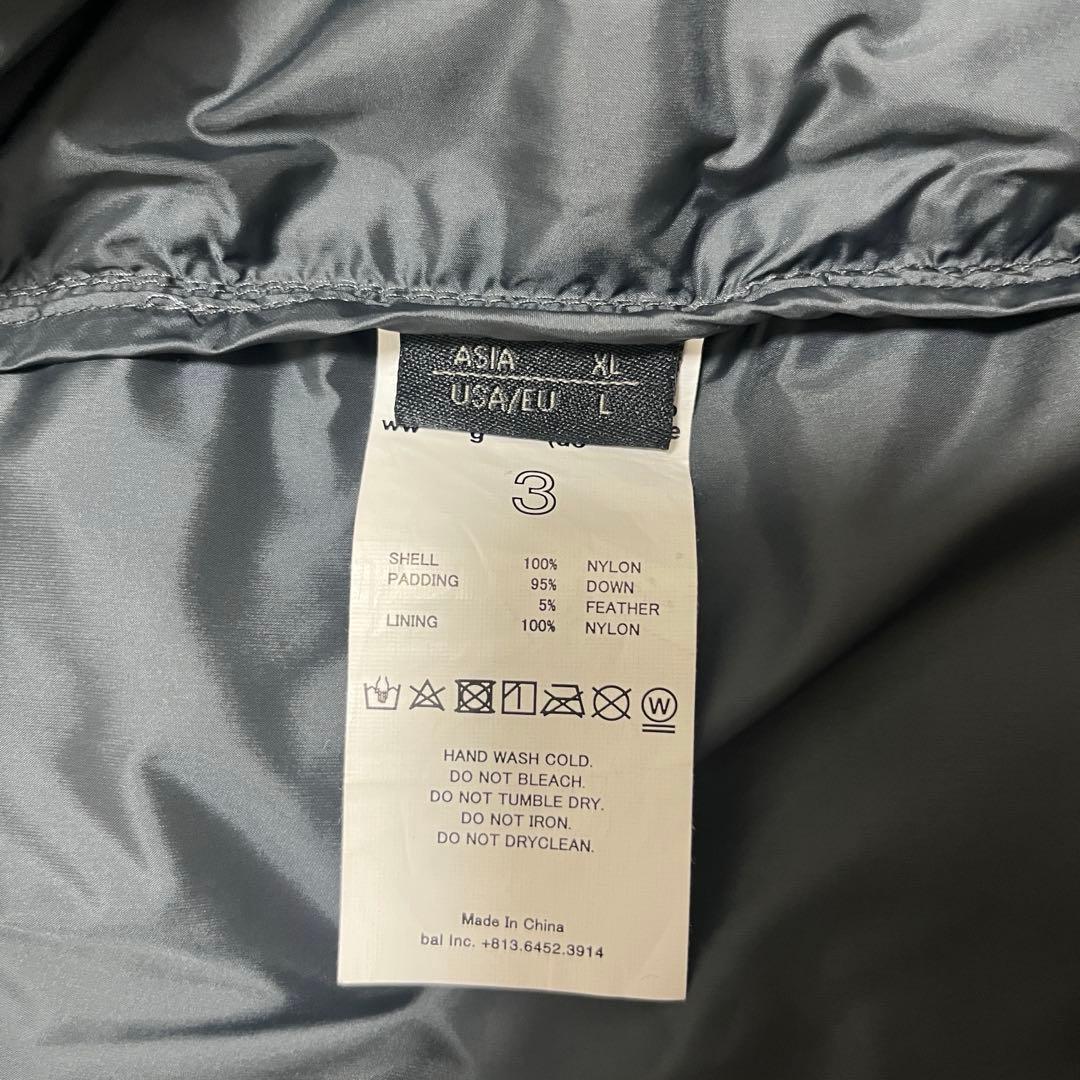 TAION BAL ダウンジャケット ブラウン XL