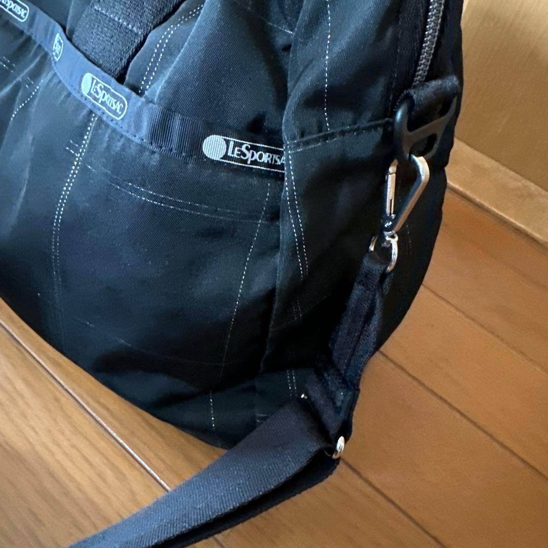 レスポートサック　ボストンバッグ　ショルダーバッグ　黒　未使用　完売品　レスポ