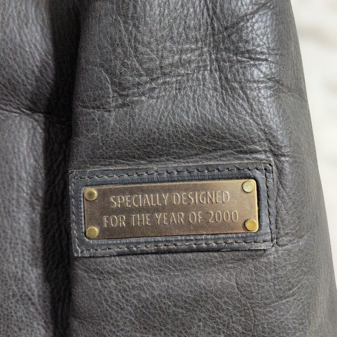 非売品★特大LL ボスジャン B-3 リアルレザー 牛革 黒 懸賞 BOSS