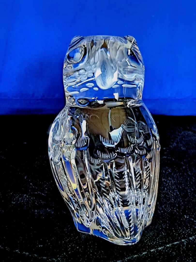 [希少品]マイセン クリスタル フクロウ 置物