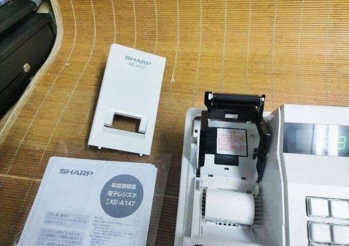シャープレジスター　XE-A147　PC連携売上管理フル設定無料　622261