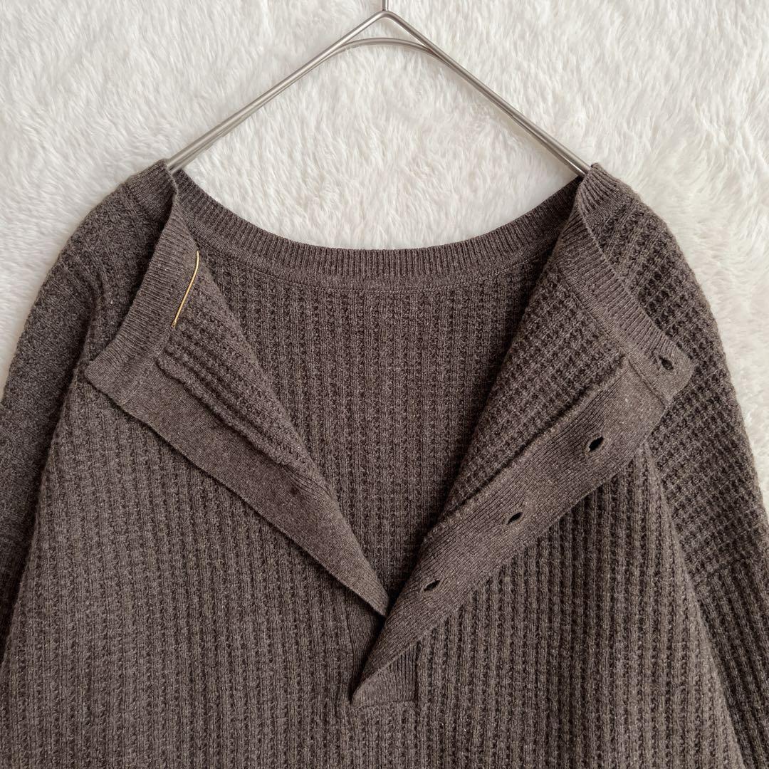美品✨ドゥーズィエムクラス アパルトモン カシミヤ混 サーマルニット ブラウン
