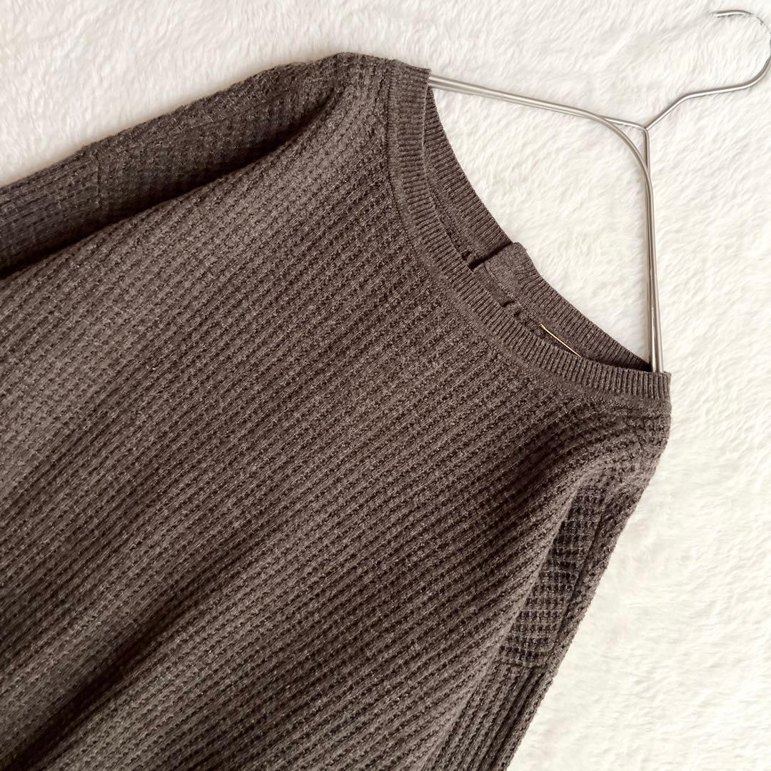美品✨ドゥーズィエムクラス アパルトモン カシミヤ混 サーマルニット ブラウン