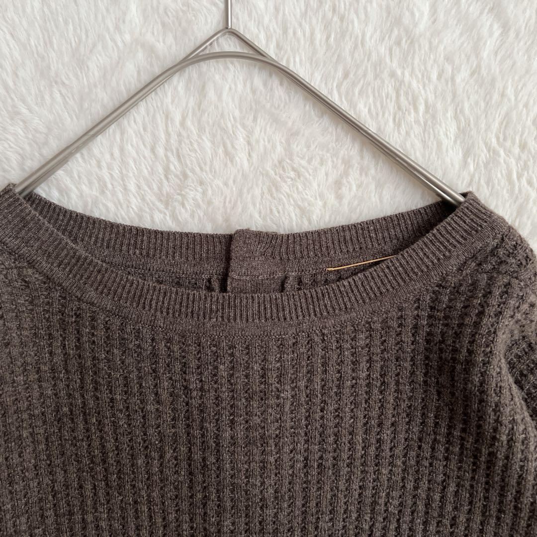 美品✨ドゥーズィエムクラス アパルトモン カシミヤ混 サーマルニット ブラウン