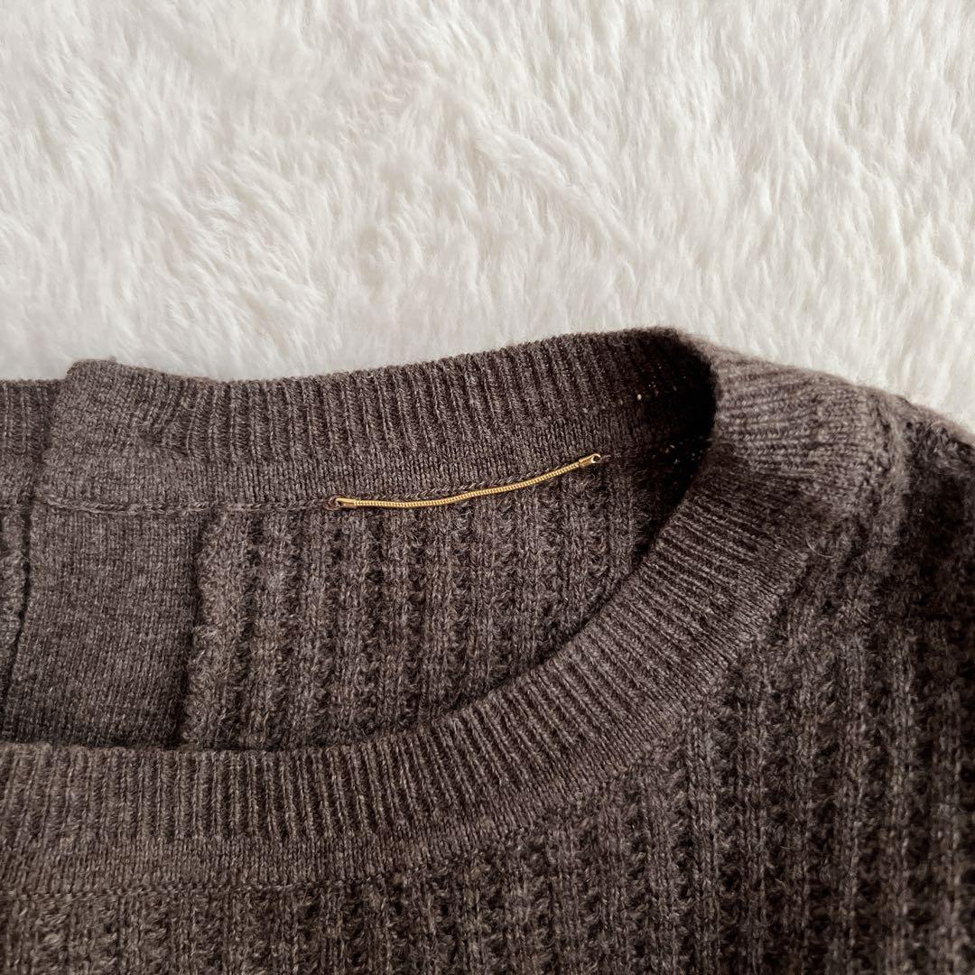 美品✨ドゥーズィエムクラス アパルトモン カシミヤ混 サーマルニット ブラウン