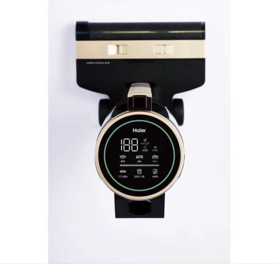 （値下げ交渉可）Haier 吸引式水拭き掃除機 JC-M1A ブラック