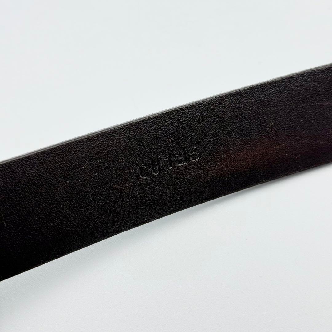 ✨良品✨PRADA ベルト シルバー金具 ビジネス 紳士 ブラック 純正ベルト