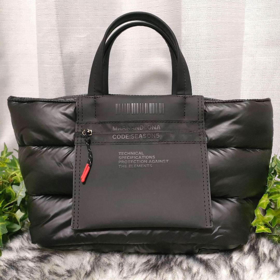 MARK & LONA バッグ ブラック CODE マーク&ロナ トートバッグ黒
