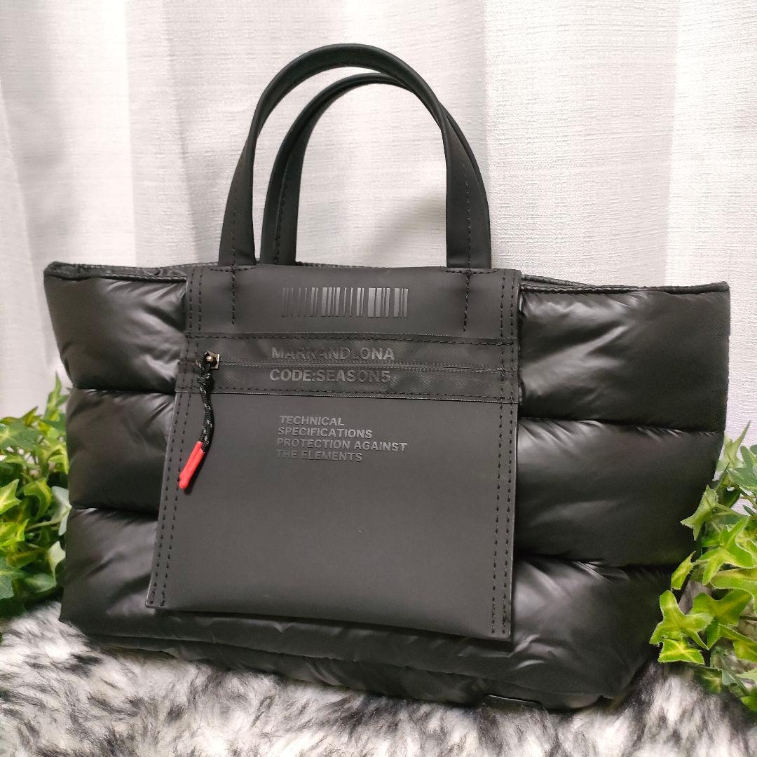 MARK & LONA バッグ ブラック CODE マーク&ロナ トートバッグ黒
