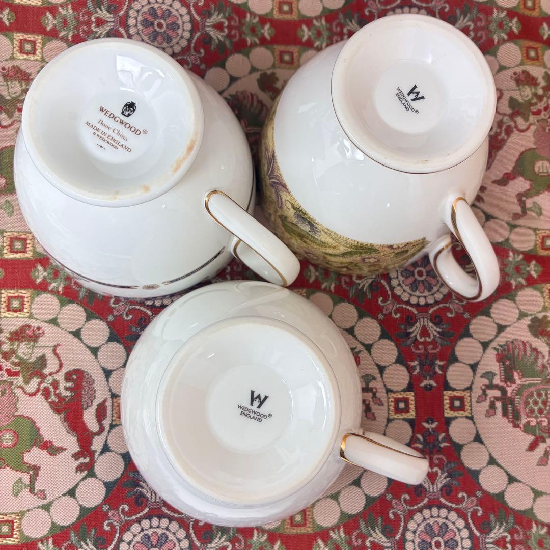 ウエッジウッド　リー　C＆Sコーヒーカップ　フローラルタペストリー6客