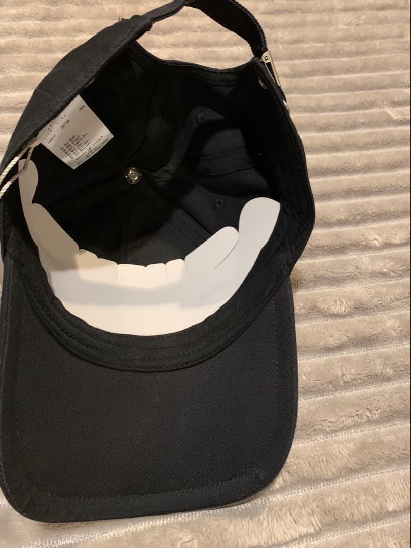 Darichロングブリムロゴキャップ ブラックロゴ刺繍キャップ フリーサイズ