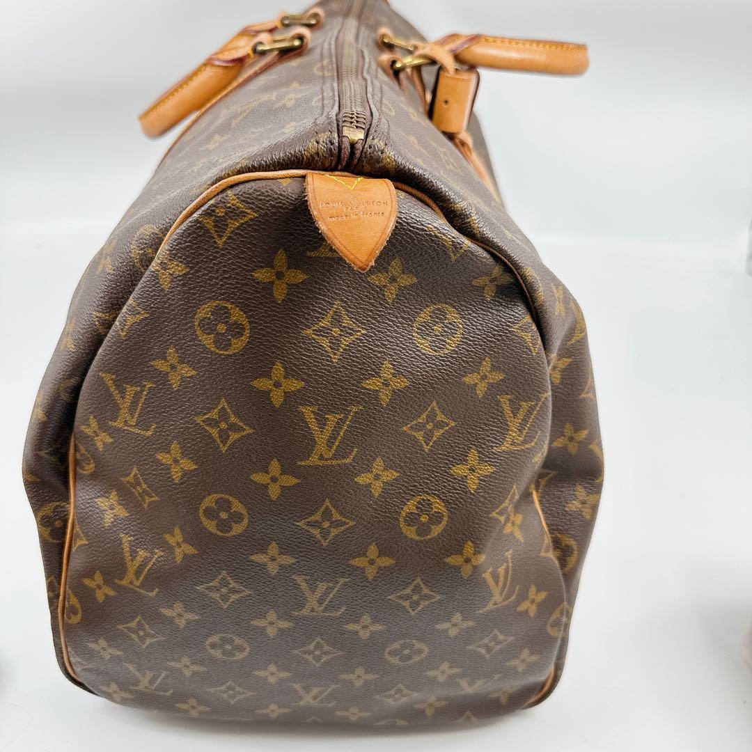 ルイヴィトン　モノグラム　ボストンバッグ　キーポル55 羽根付