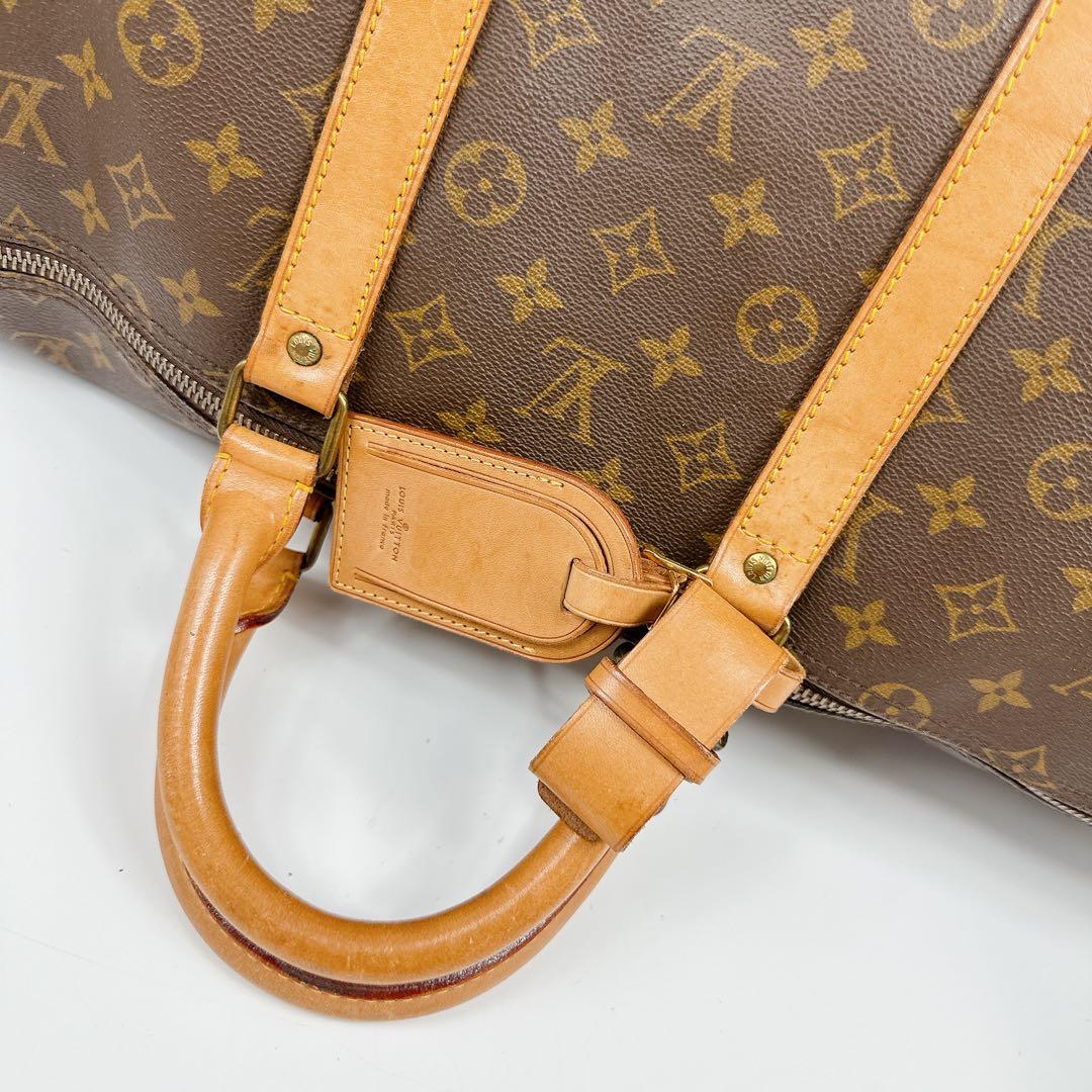 ルイヴィトン　モノグラム　ボストンバッグ　キーポル55 羽根付