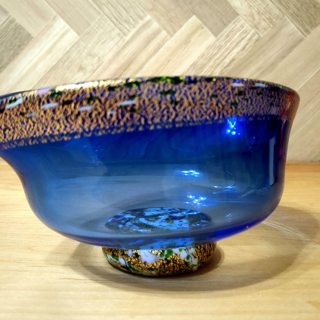 黒木国昭　金·プラチナ象嵌『光琳』ボウル