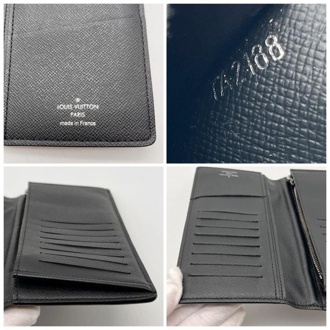 ルイヴィトン モノグラム エクリプス 長財布 ポルトフォイユブラザ　メンズ　黒