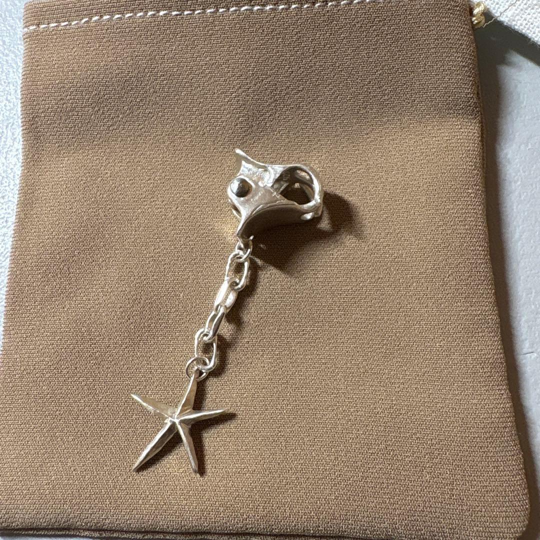 新品未使用 プリュイ PLUIE ブーウワンスター ヘアクロウ シルバー