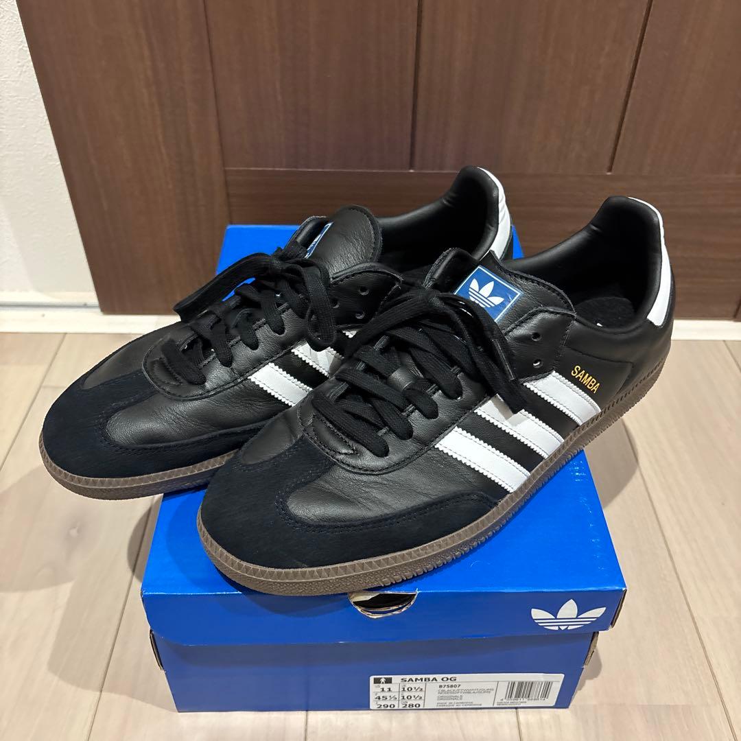 【美品】アディダス サンバ adidas SAMBA OG 黒