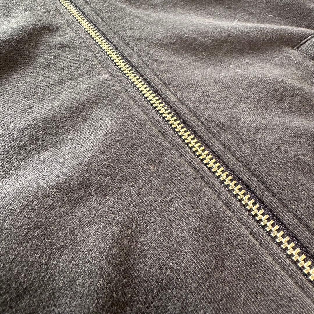 Burberry black label ファー パーカー ロゴ