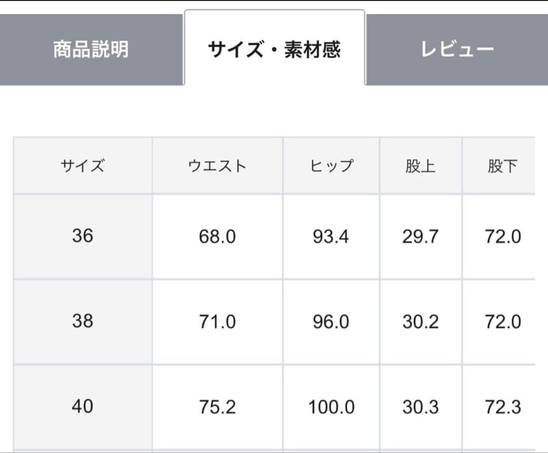 自由区　ウスカルデニム　サイズ：40 タグ付き