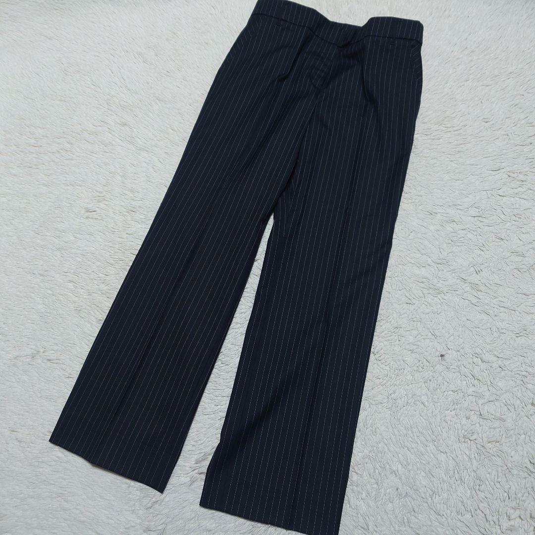 【希少】ポールスミス スーツセットアップ ストライプ 裏地総柄 シルク混