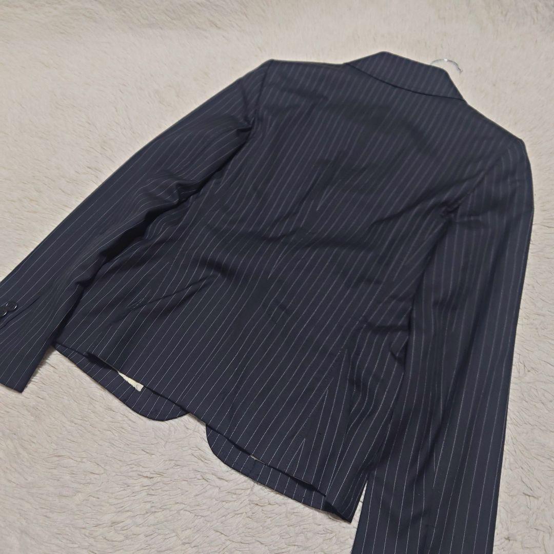 【希少】ポールスミス スーツセットアップ ストライプ 裏地総柄 シルク混