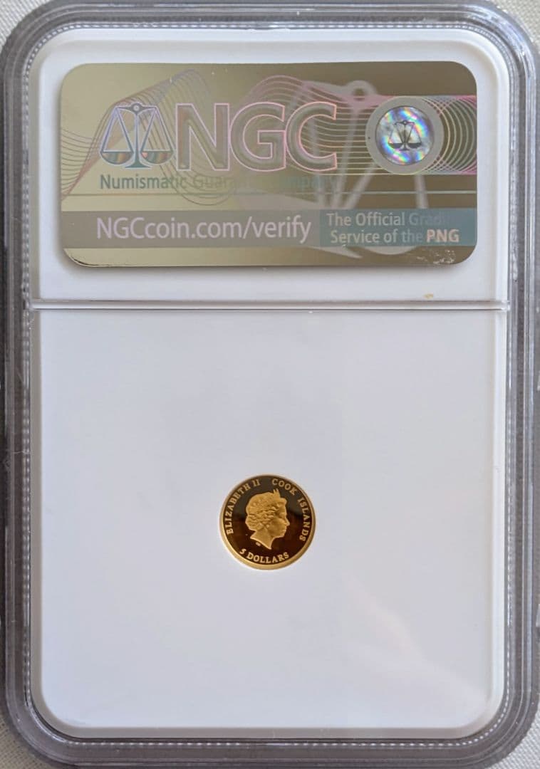 2022年 エリザベス女王 追悼金貨 5ドル イギリス PF69 UC 純金